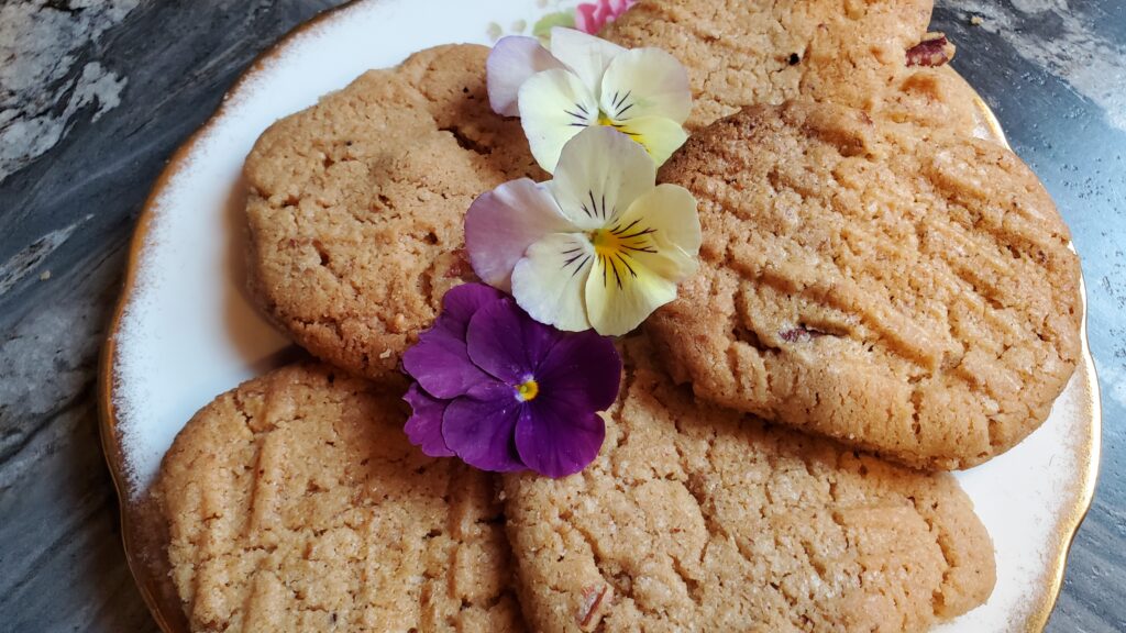 Delicious Peanut Butter Cookies. Recipe created by Sharon K. Summerfield. Photography by Sharon as well. 
