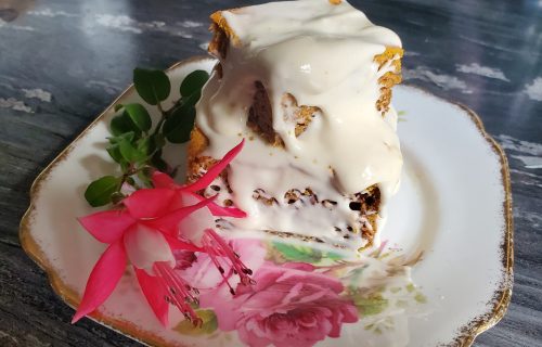Gluten Free Pumpkin Cake, recipe and photo by Sharon K. Summerfield